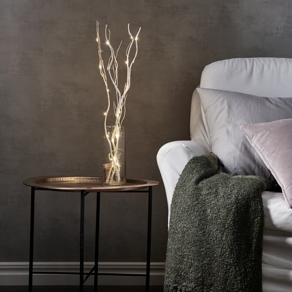 Balts gaismas dekors ø 8 cm Willow – Star Trading-image-1