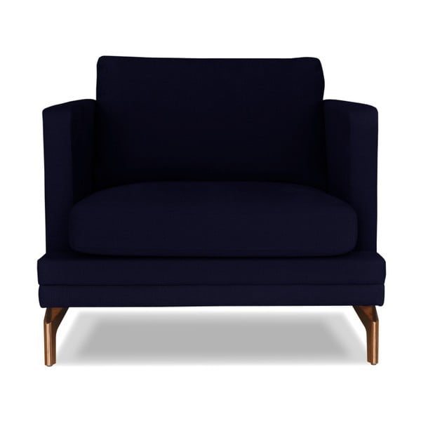 Tumši zils krēsls Windsor & Co. Dīvāni Jupiter