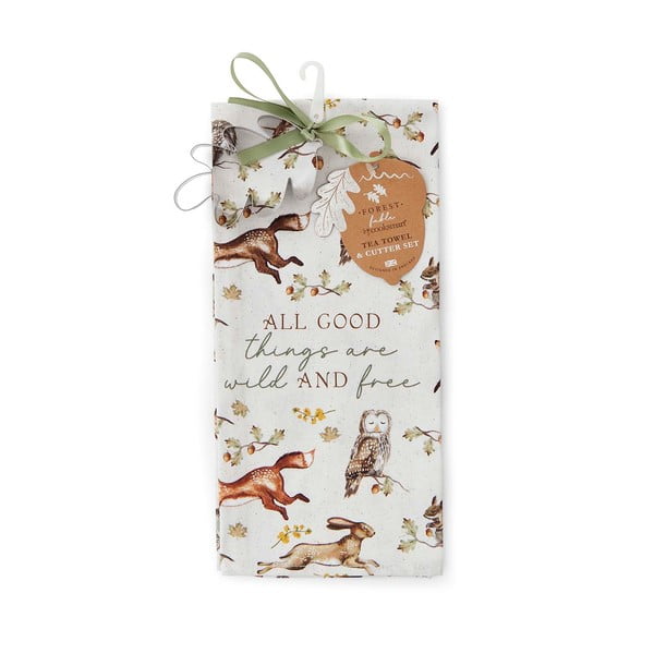 Kokvilnas trauku dvieļi (2 gab.) 45x65 cm Forest Fable – Cooksmart ®