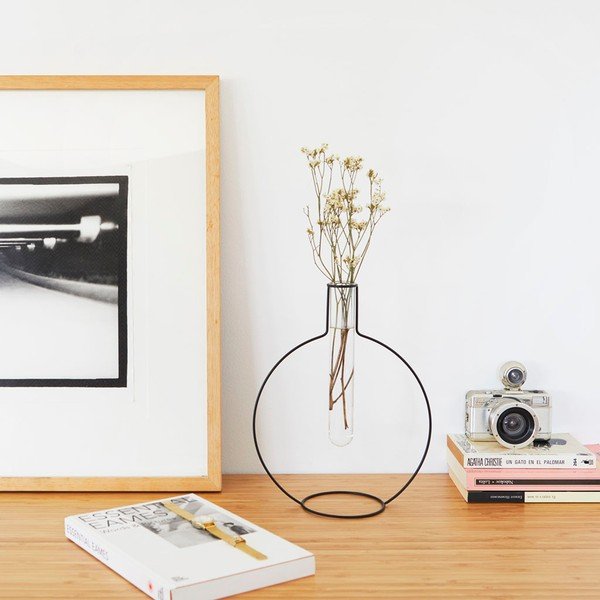 Melna vāze Balvi Silhouette Round-image-1