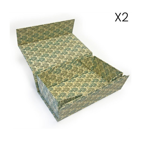 Dāvanu kastes (2 gab.) 39x49 cm Lilies – Kartos-image-1