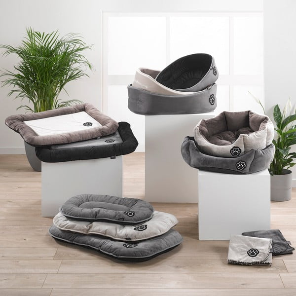 Gaiši brūna gulta suņiem ø 50 cm – Love Story-image-1