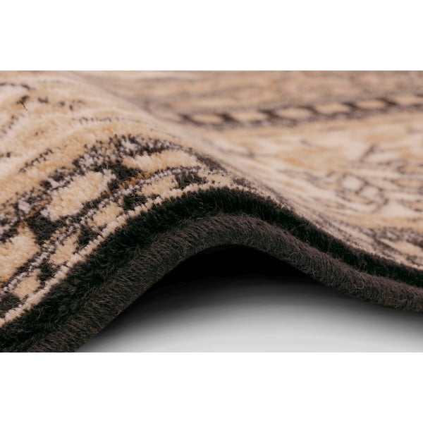 Gaiši brūns vilnas paklājs 133x180 cm Charlotte – Agnella-image-2