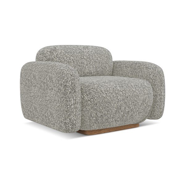 Pelēks atpūtas krēsls Ailani – Makamii