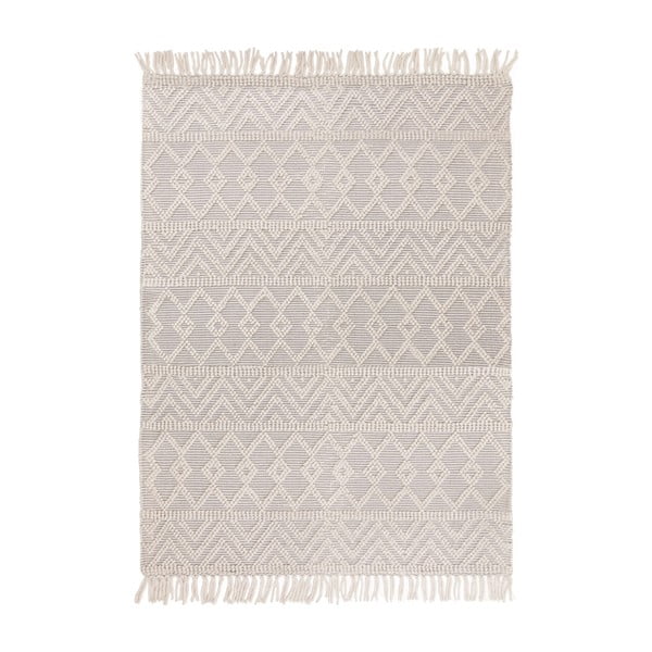 Gaiši pelēks vilnas paklājs 200x290 cm Asra – Asiatic Carpets