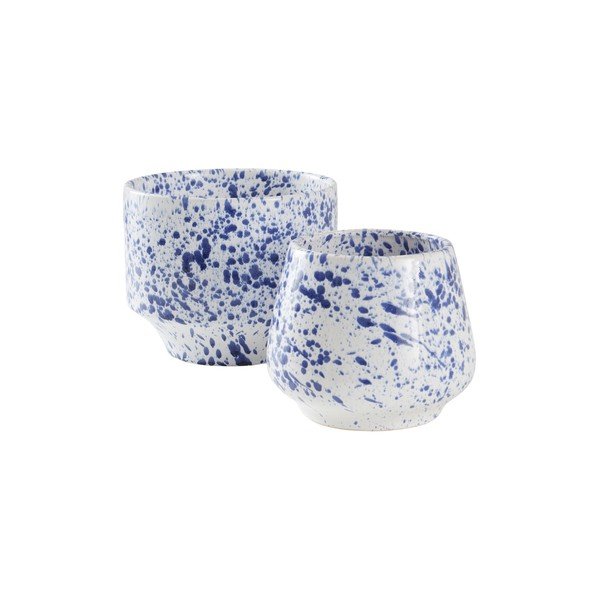 Keramikas ar rokām radīts puķu pods ø 18 cm Belladonna – Jotex-image-3