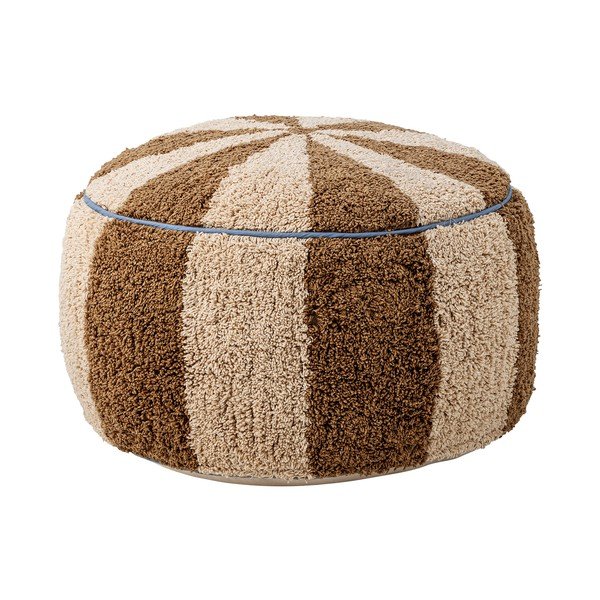 Brūns/bēšs bērnu pufs Charoline – Bloomingville Mini