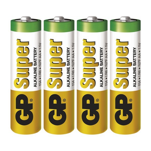 4 sārmu baterijas komplektā GP Super AA - EMOS-image-1