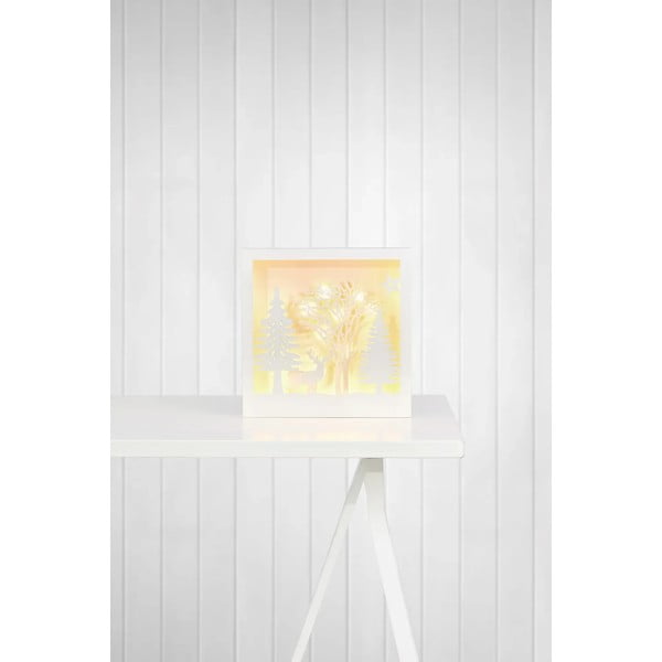 Balts Ziemassvētku gaismas dekors Folkabo – Markslöjd-image-1