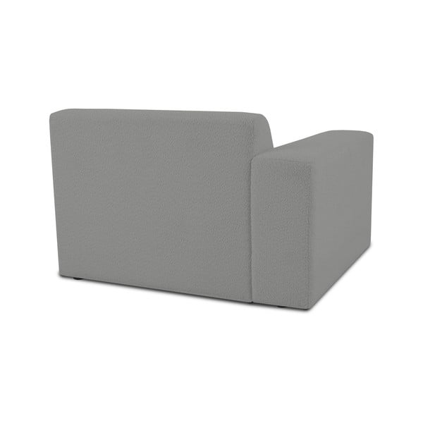 Pelēks modulārais dīvāns no buklē auduma (ar kreiso stūri) Roxy – Scandic-image-2