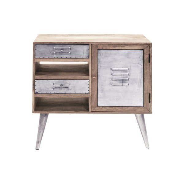 Mango koka kumode ar 2 atvilktnēm Canett Leipzig-image-1