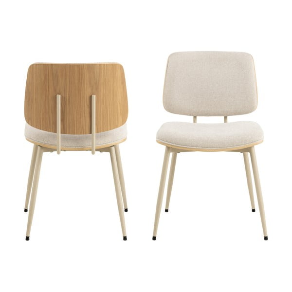 Krēmkrāsas pusdienu krēsls Owen – Actona-image-3