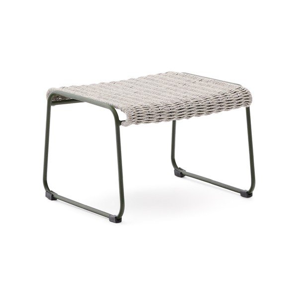 Dūmakaini zaļš dārza kāju soliņš Maurina – Kave Home