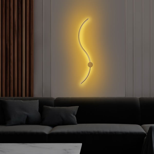 Zelta krāsas LED sienas lampa Uyan – Opviq lights-image-3