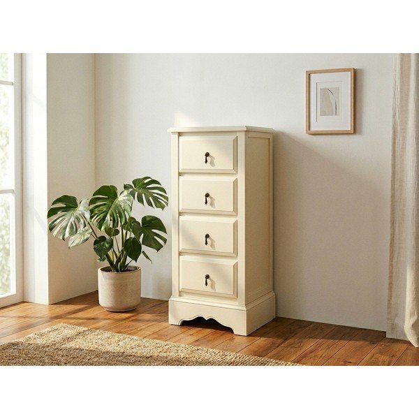 Ziloņkaula krāsas skapītis 43x104x50 cm Florence – Premier Housewares-image-1