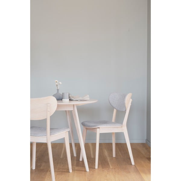 Pelēki ēdamistabas krēsli (2 gab.) Kato – Rowico-image-2