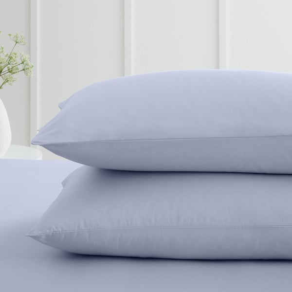 Spilvendrānas no kokvilnas perkala (2 gab.) 50x75 cm Cotton Percale – Bianca-image-1