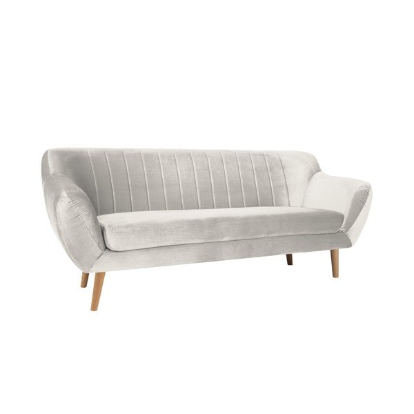 Krēmkrāsas trīsvietīgs dīvāns Mazzini Sofas Benito-image-1