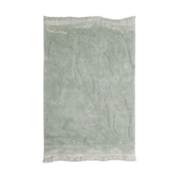 Piparmētru zaļš kokvilnas bērnu rotaļu paklājs 90x130 cm Waves – Lorena Canals-image-3