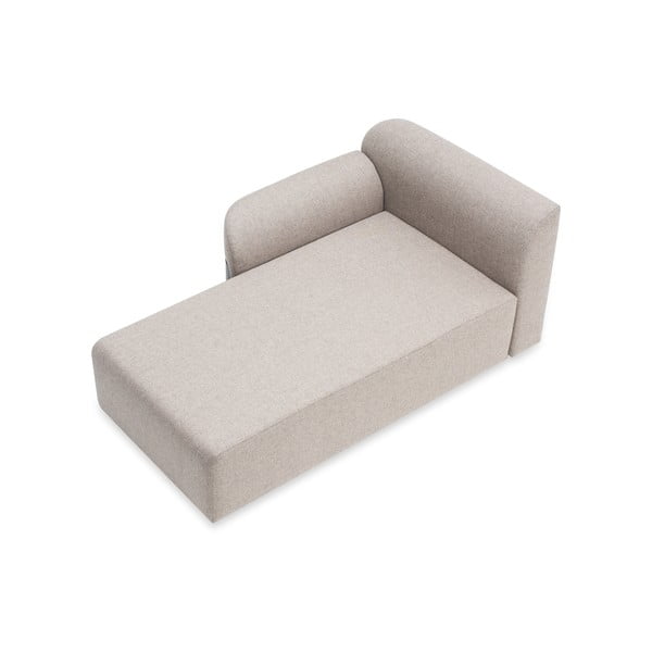 Gaiši pelēks dīvāna modulis (labais stūris) no vilnas un lina maisījuma Hugg – Gazzda-image-2