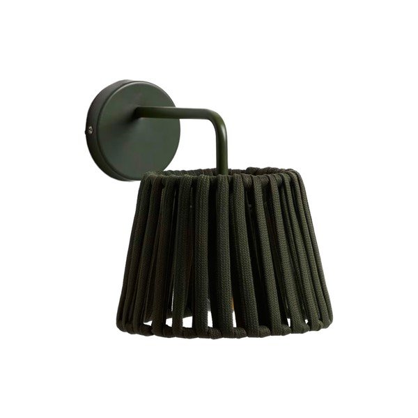 LED sienas āra gaismeklis ar saules baterijām (augstums 23 cm) Aldet – Kave Home
