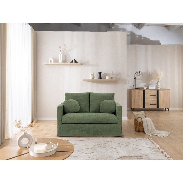 Zaļš dīvāns 140 cm Paphos – Ropez-image-3