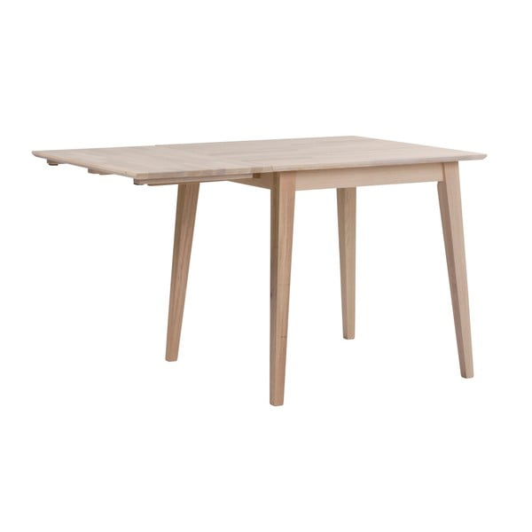 Izvelkams ēdamgalds no matēta, lakota ozolkoka Rowico Filippa, 80 x 80 cm-image-3