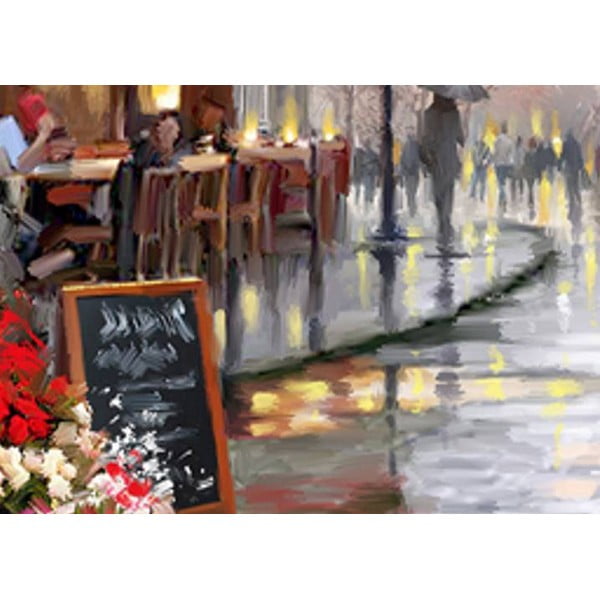 Glezna Styler Canvas Watercolor Paris I, 60 x 80 cm-image-1