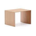 Sānu galdiņš ar ozolkoka imitāciju 40x55 cm Litto – Kave Home