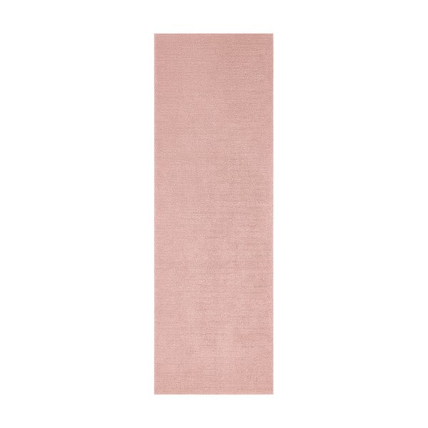 Rozā paklājs Mint Rugs Supersoft, 80 x 250 cm