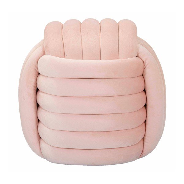 Gaiši rozā samta pufs Softy – Mauro Ferretti-image-2