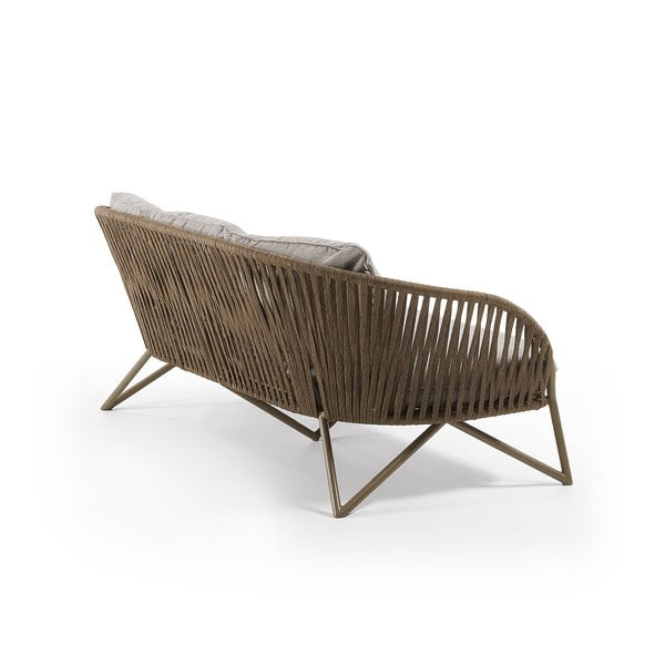 Gaiši brūns dārza dīvāns Branzie – Kave Home-image-2