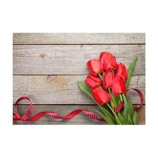 Vinila paklājs Tulips, 52 x 75 cm