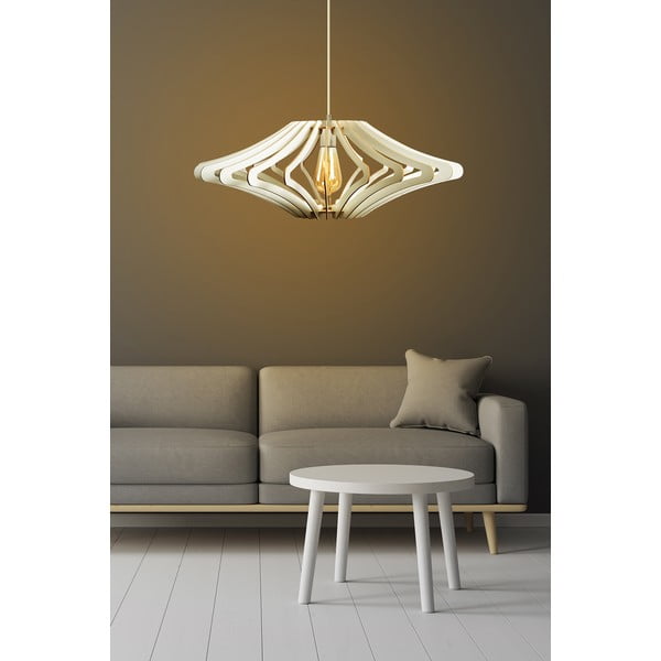 Balta piekaramā lampa ø 59 cm – Opviq lights-image-1