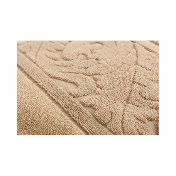 Smilškrāsas kokvilnas dvieļu un vannas dvieļu komplekts Foutastic Beige-image-1