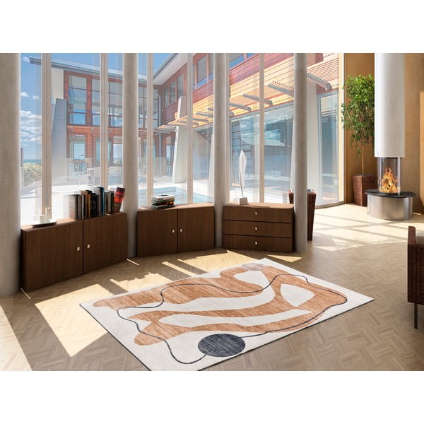 Oranžs paklājs 140x200 cm Class – Universal-image-2