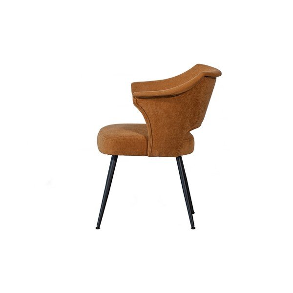 Okera dzelteni samta pusdienu krēsli (2 gab.) Sits – Basiclabel -image-4