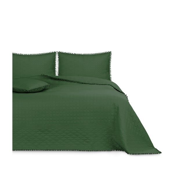 Zaļš gultas pārklājs AmeliaHome Meadore, 170 x 210 cm