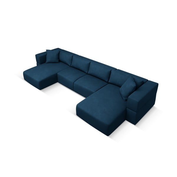 Zils stūra dīvāns (U veida) Esther – Milo Casa-image-2