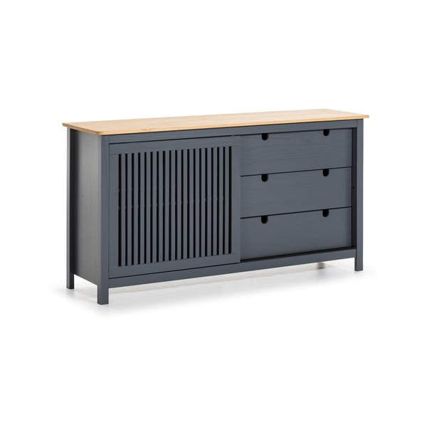 Pelēka koka kumode Marckeric Bruna-image-2