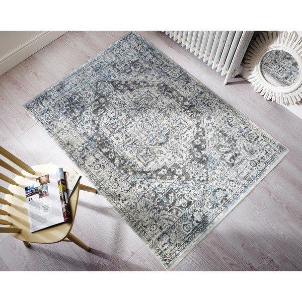 Pelēks paklājs 80x150 cm Jaipur – Webtappeti-image-1