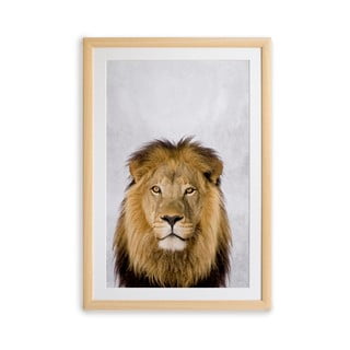 Sienas glezna rāmī Surdic Lion, 30 x 40 cm