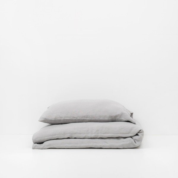 Bērnu pelēka lina spilvendrāna Linen Tales Nature, 40 x 60 cm-image-1