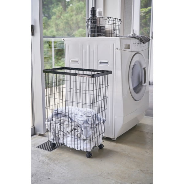 Melns metāla veļas grozs 55 l Tower – YAMAZAKI-image-4