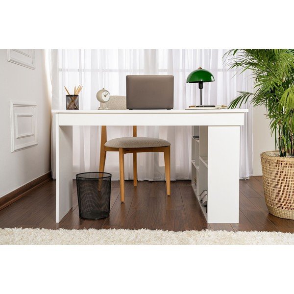 Matēts darba galds 120x130 cm Vesper – Kalune Design-image-4