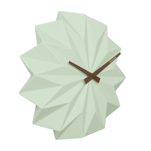 Pulkstenis Present Time Origami, piparmētra-image-1