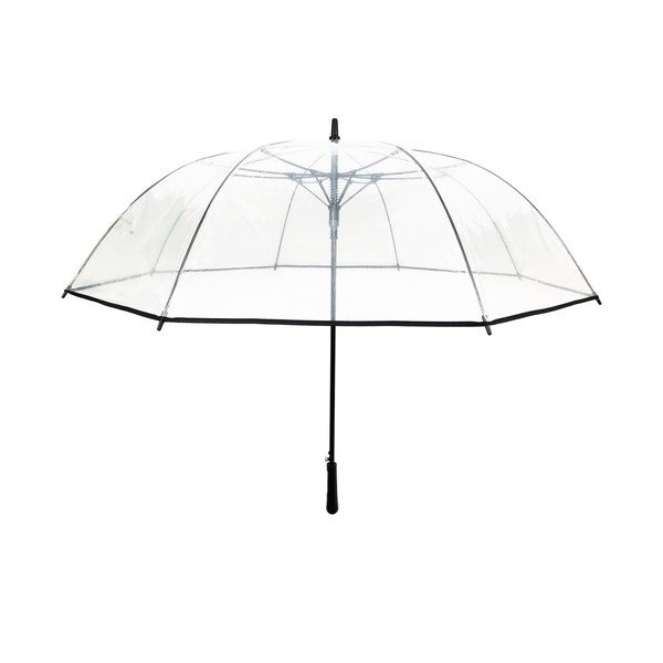Ambiance Liels caurspīdīgs vēja necaurlaidīgs lietussargs, ⌀ 124 cm-image-2
