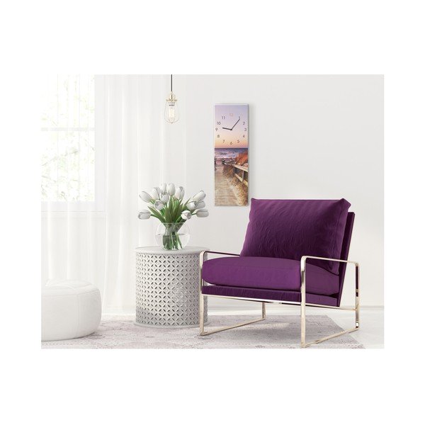 Sienas pulkstenis Styler Glassclock Sunset, 20 x 60 cm-image-2