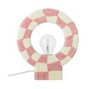 Rozā galda lampa (augstums 23,5 cm) Vialini – Bloomingville