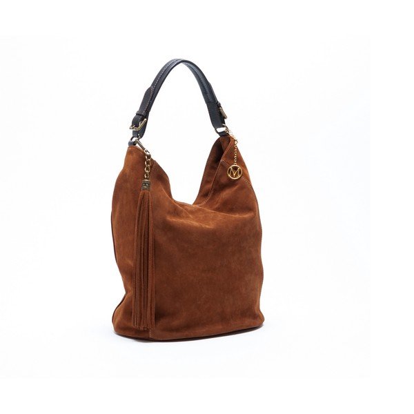Ādas rokassoma Mangotti 8004 Cognac-image-1